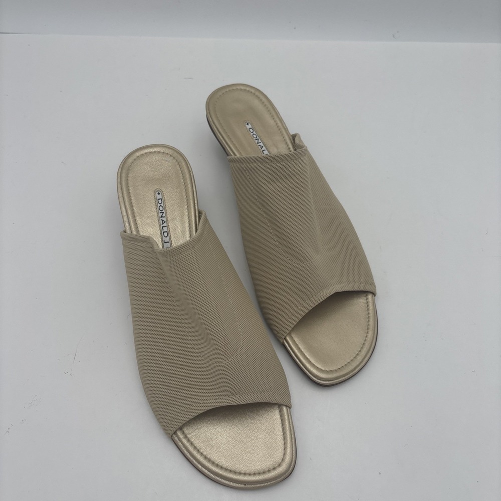 Donald J. Pliner Shoes | Donald J Pliner Gold Mesh Fabric And Metallic Gold 7M